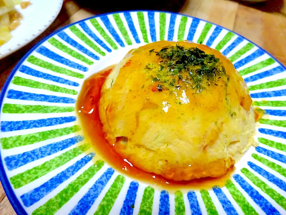 Snapdishの料理写真:絹豆腐と卵🥚レンチンだけで美味しい豆卵😆✨【かっちゃんねる】|みずはらさん