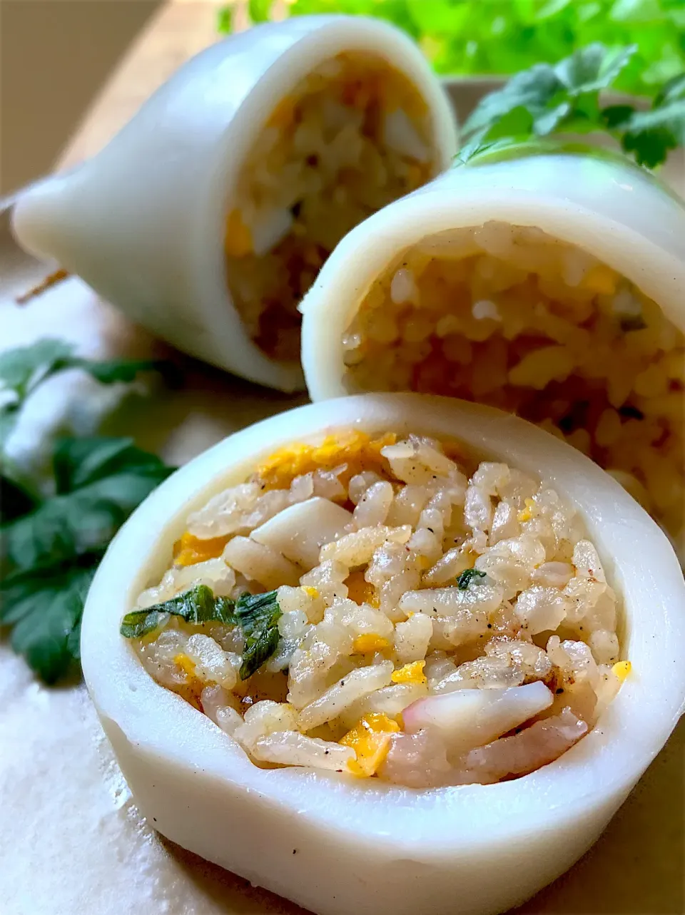 釣り魚🎣ヤリイカのピラフ✨イカ飯|9421beruさん