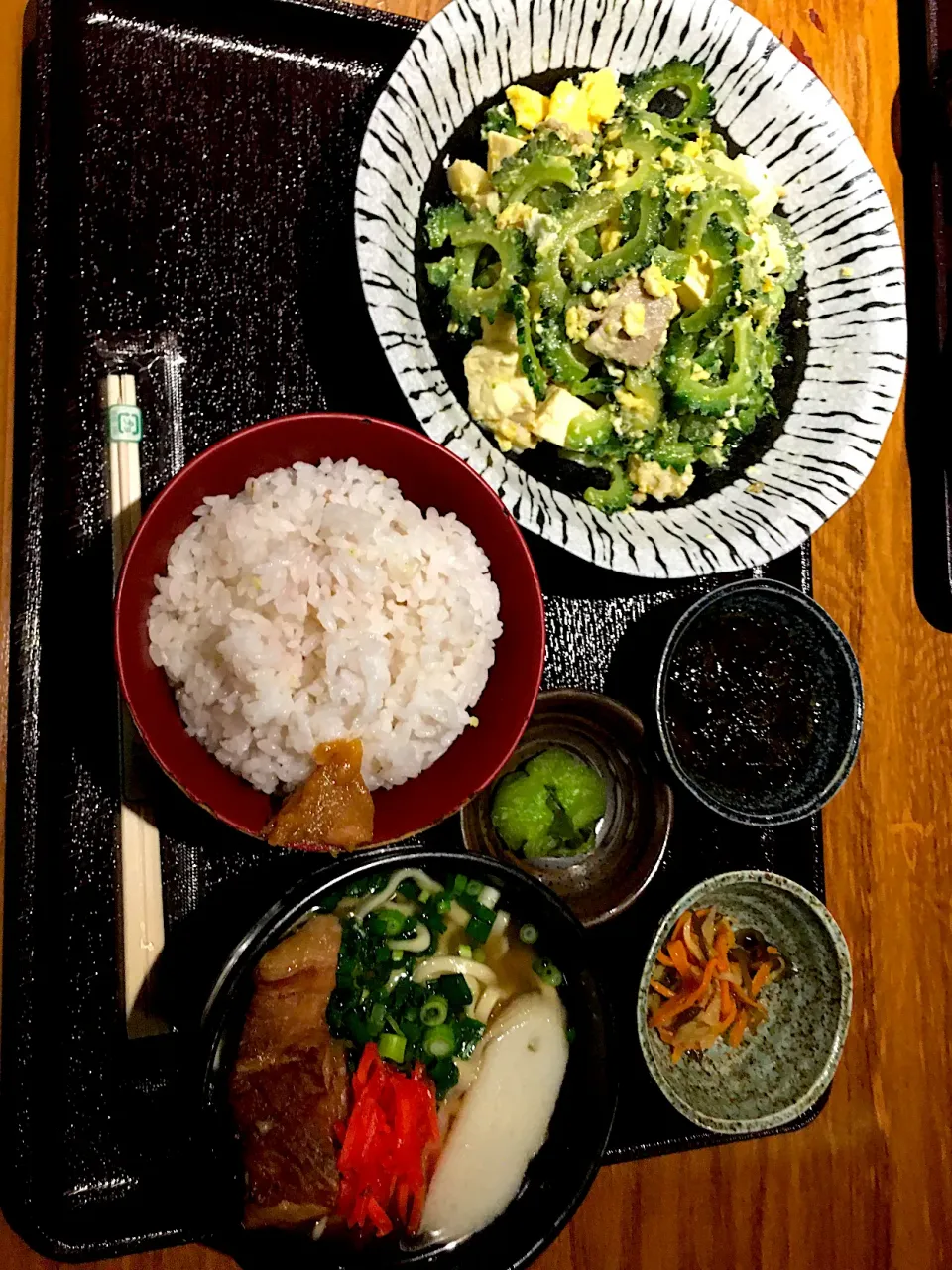 ゴーヤチャンプル定食|htさん