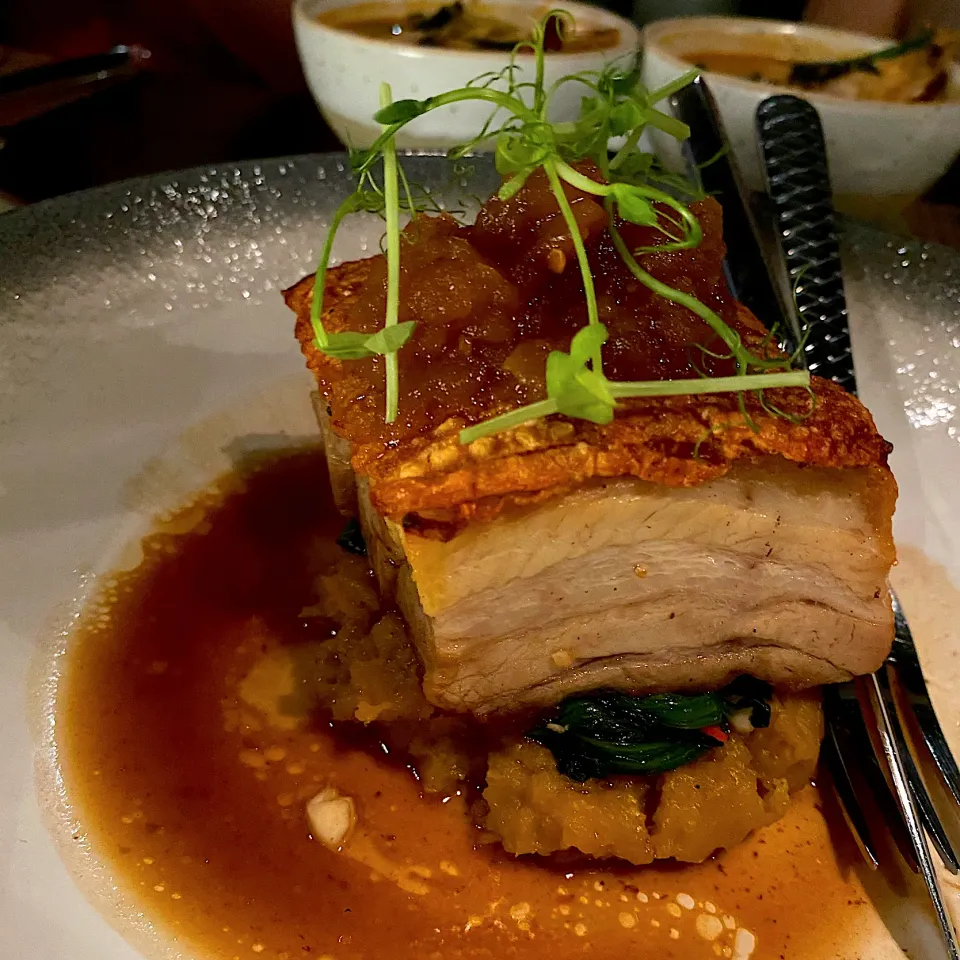 Crispy pork with apple sauce 🍎|liliさん