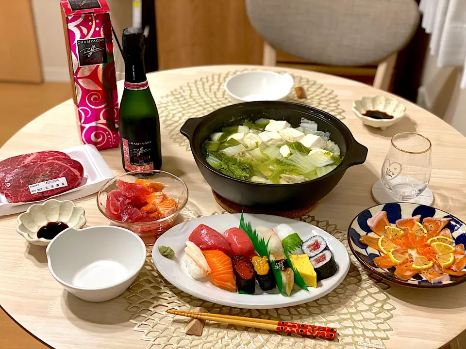 Snapdishの料理写真:豪華誕生日コース☺️💕|ひろさんとゆりさんさん