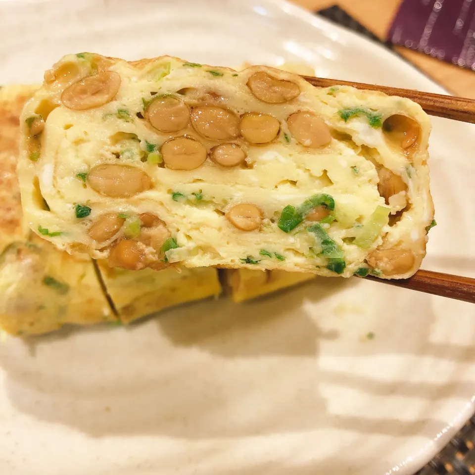 納豆卵焼き🥚|みかんさん