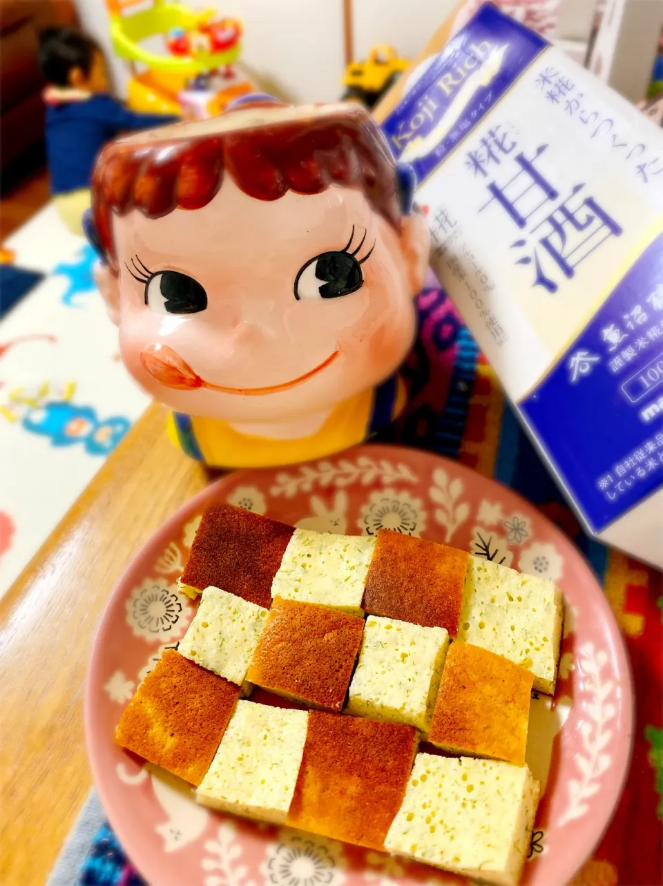 Snapdishの料理写真:シュトママHAPPY BIRTHDAY♡とんちんちゃまも提案してくれた青のり伊達焼きでお祝い。|ぽき。さん