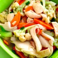 Mushroom Cauliflower stir-fry carrots|Ciciliaさん