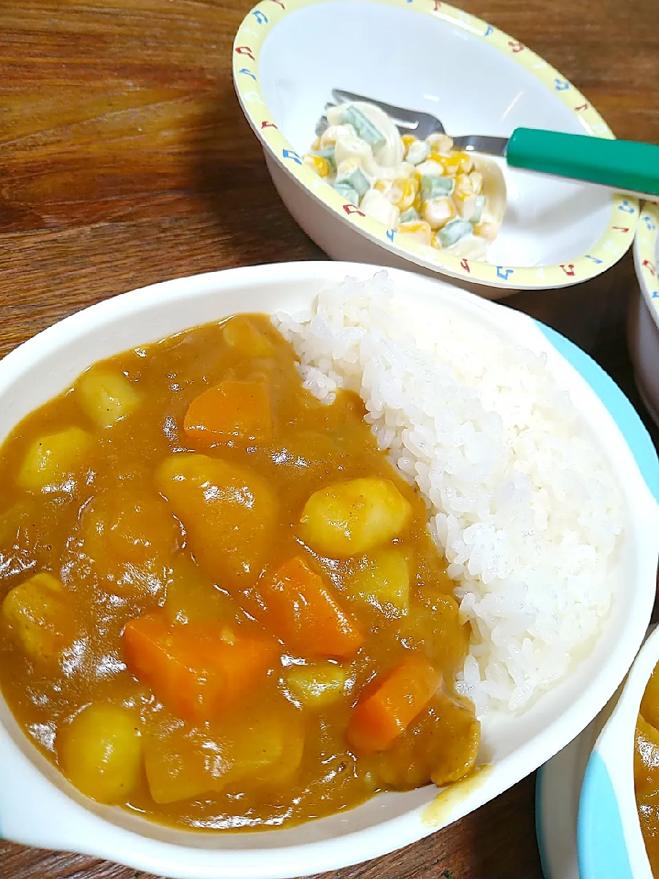 カレー！いんげん、コーン、マカロニのサラダ|yuseiさん