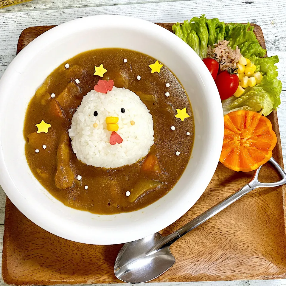 Snapdishの料理写真:チキン🐔カレー🍛|mikaさん