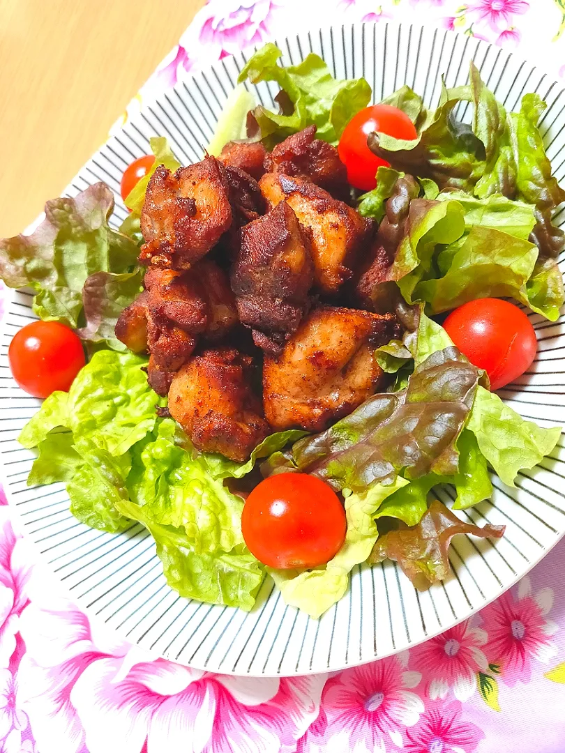 Dinner 鶏肉の揚げ焼き|tamakiさん