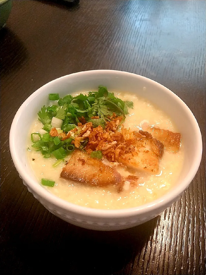 fish and scallop congee :)|Danielさん