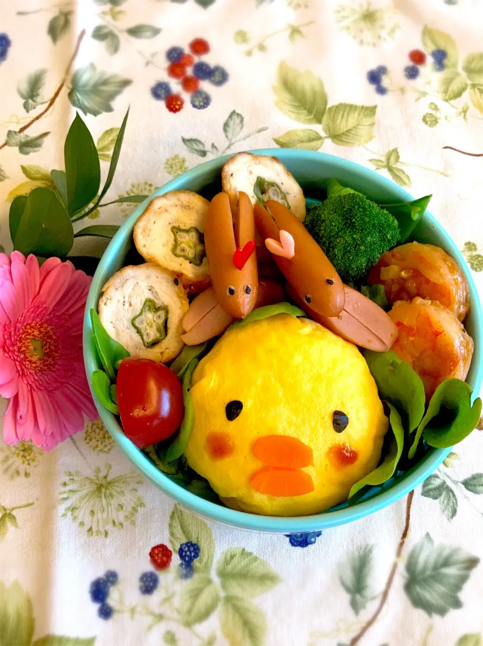 今日の私弁当🐣ひよこおにぎり🐣|いづみさん