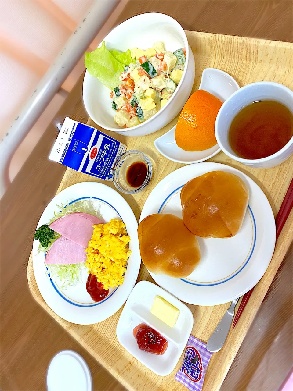 Snapdishの料理写真:保倉さん4日目　朝ごはん|ユカさん