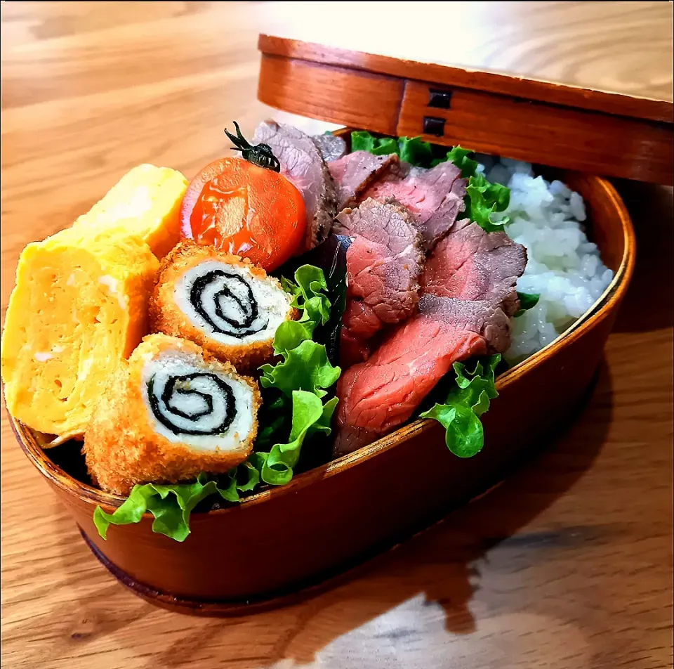 昨日の残り物の旦那弁当💧|ナオミさん