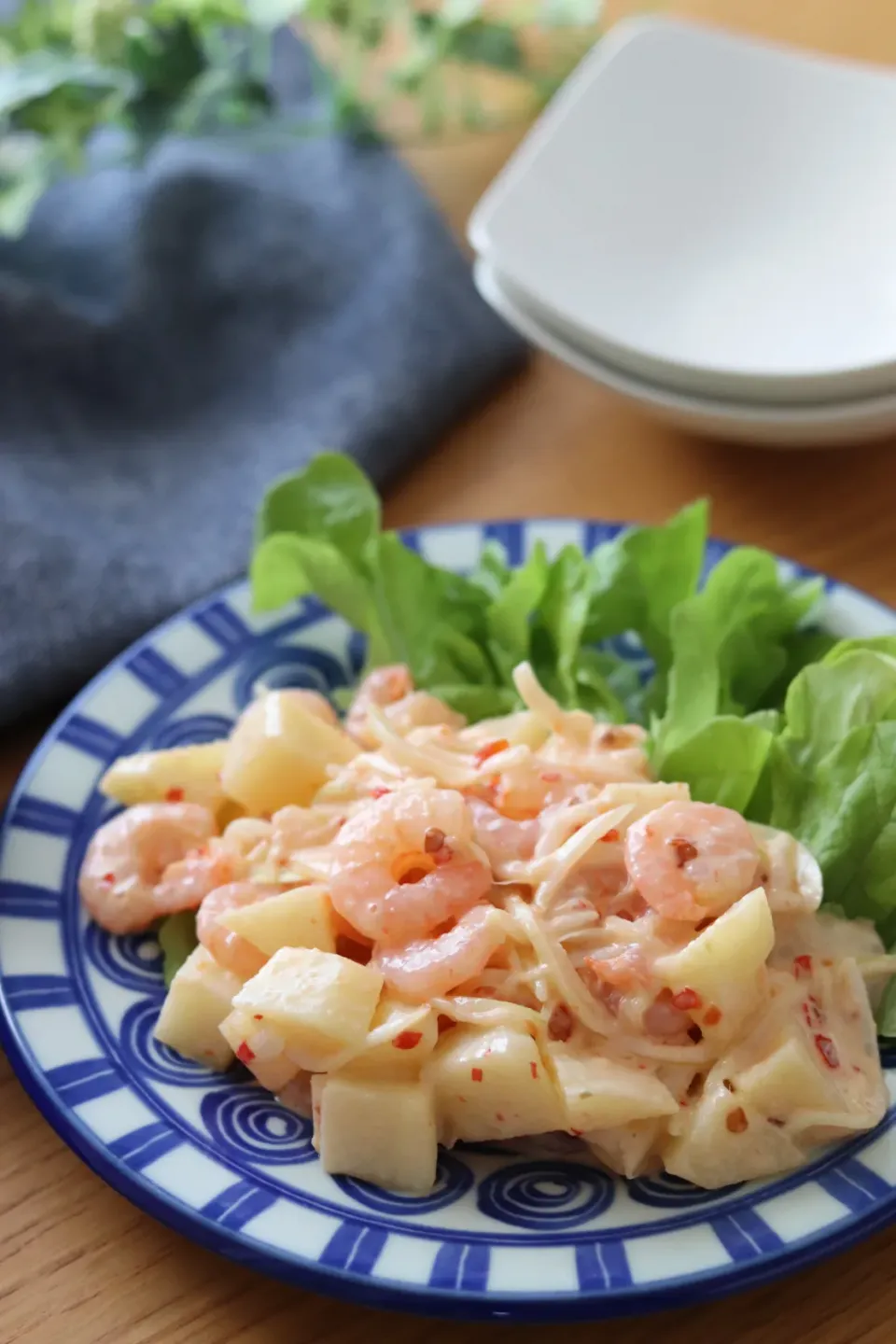 🆔405922                                                                #むき海老とコロコロポテトのスイチリマヨサラダ 💕|ともきーた (伊藤 智子)さん