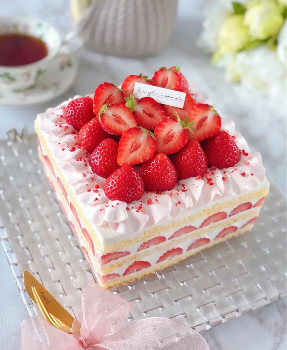 スクエアケーキ🍓|もえさん