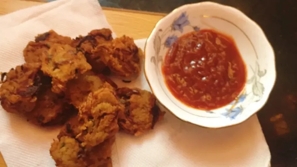 Snapdishの料理写真:rice Pakora|aleezaさん