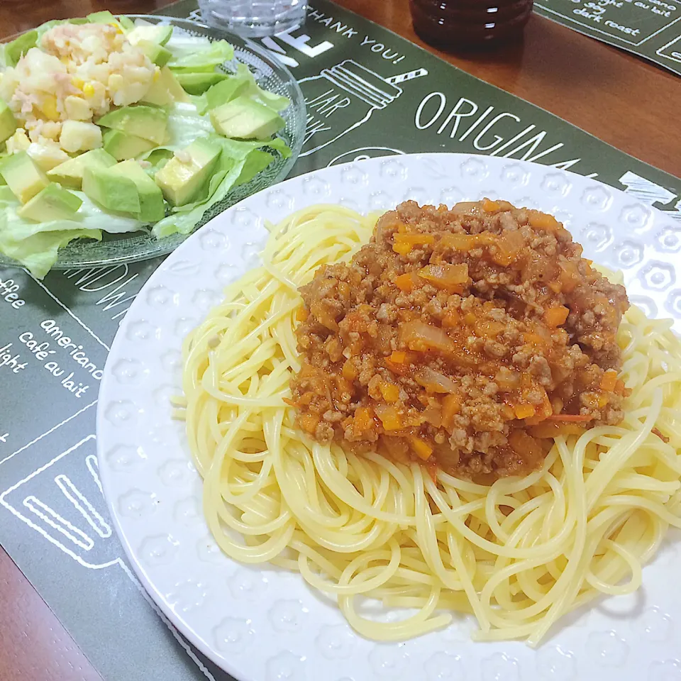 ミートソーススパゲッティ🍝|waiwaiさん