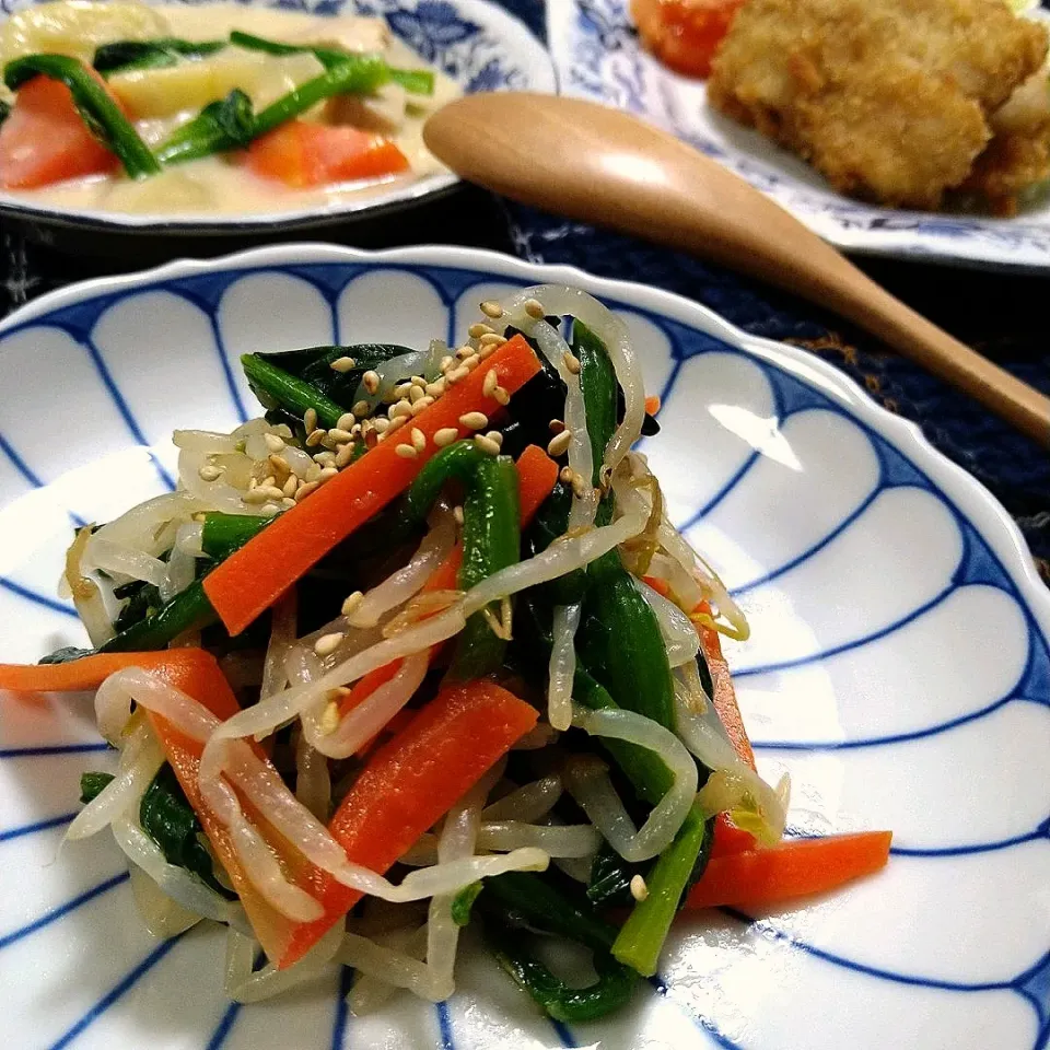 咲きちゃんさんの料理 彩り野菜✨のナムル|とまと🍅さん