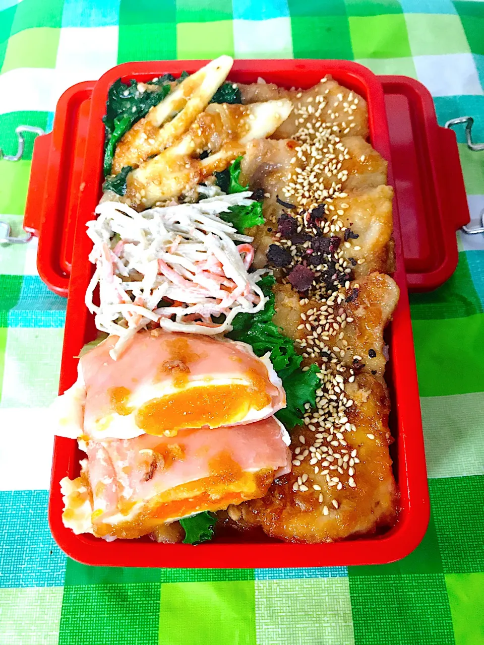 しょうが焼き弁当♫|dataaさん