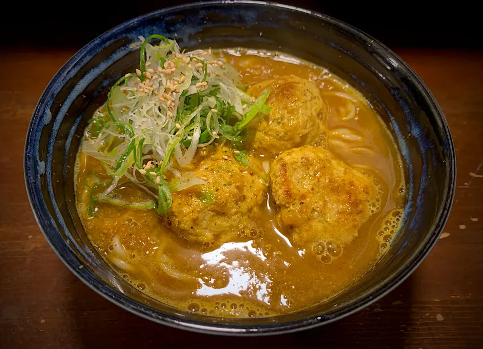 肉団子の出汁カレー温めん|半田手延べそうめんの店 阿波や壱兆さん