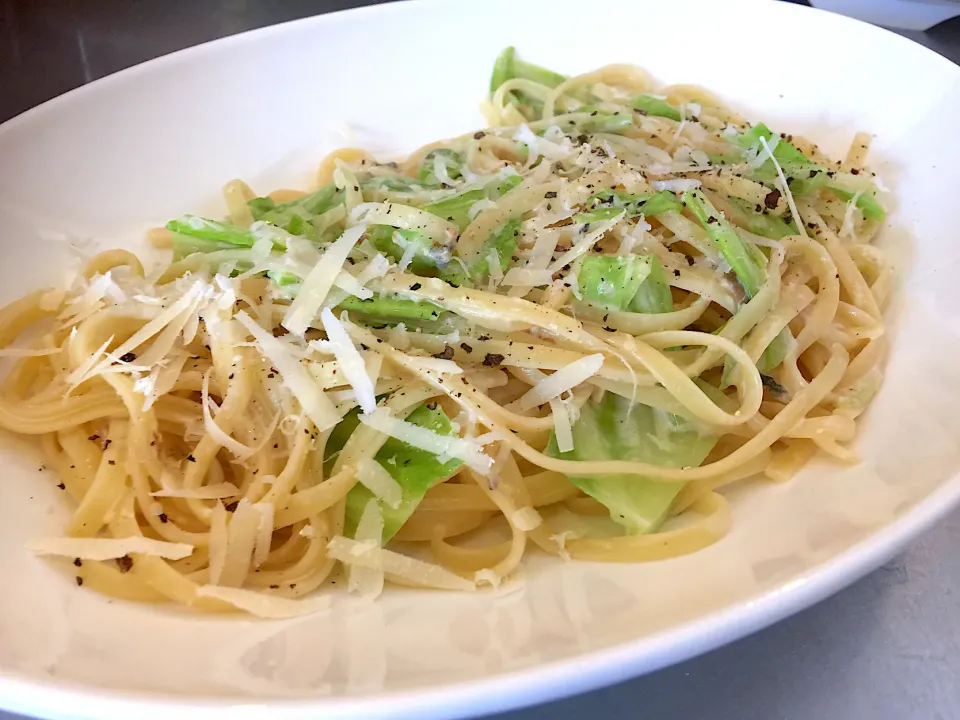 今日の賄い！ バーニャカウダパスタ！|じゃっきーさん