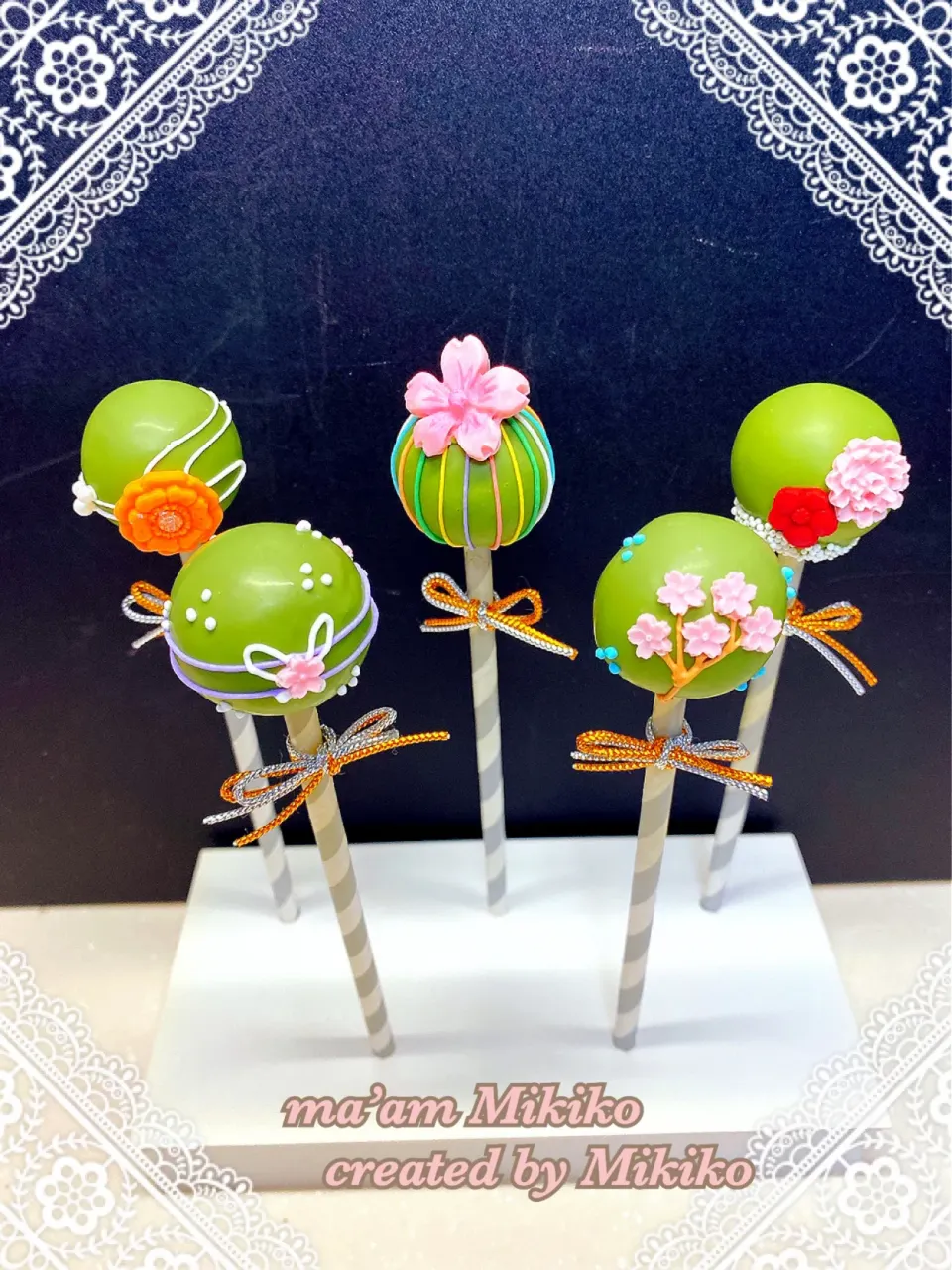 Snapdishの料理写真:Japanese Style Cake Pops|マダァムMikikoさん