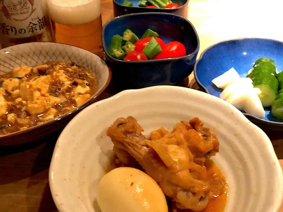 鳥のさっぱり煮・麻婆豆腐|くり子さん