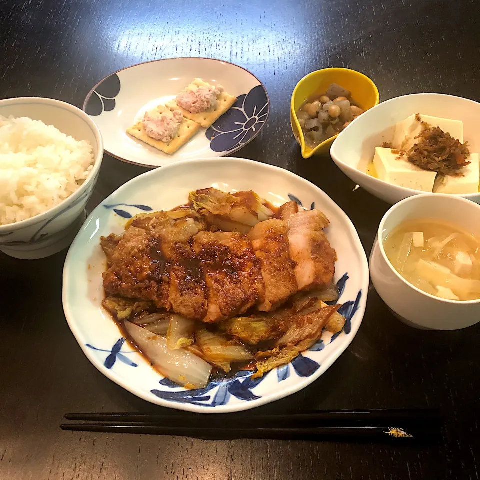 味噌ブタ定食|りこでりこさん