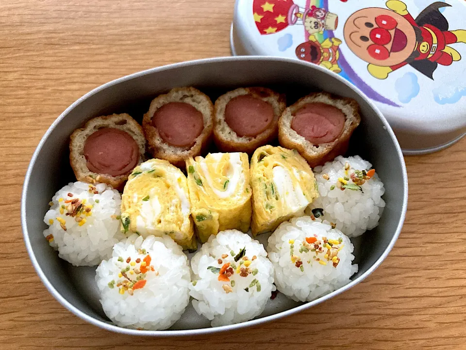 Snapdishの料理写真:＊ちびたん＊年少さんお弁当＊|＊抹茶＊さん