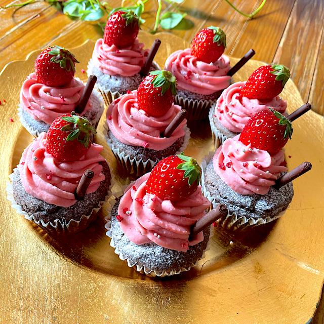 バレンタインカップケーキ Naru Snapdish スナップディッシュ Id 8ivjqa