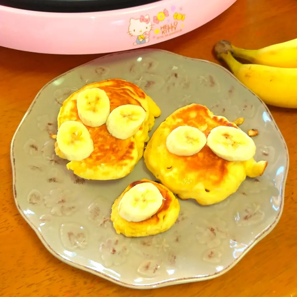 バナナパンケーキ🍌🥞|とししいたけさん