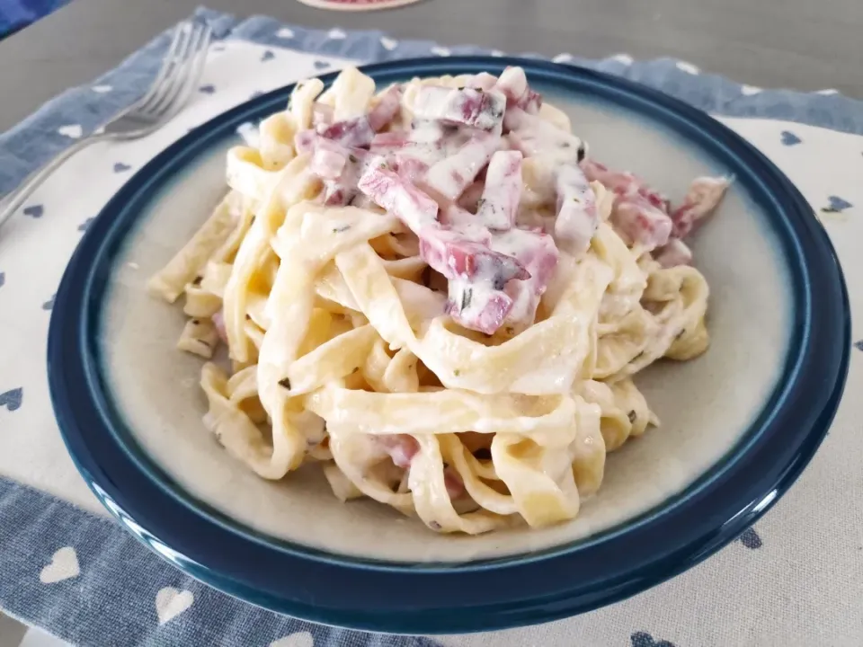 Tagliatelle with smoked ham, rosemary and parmesan|Ery_05さん