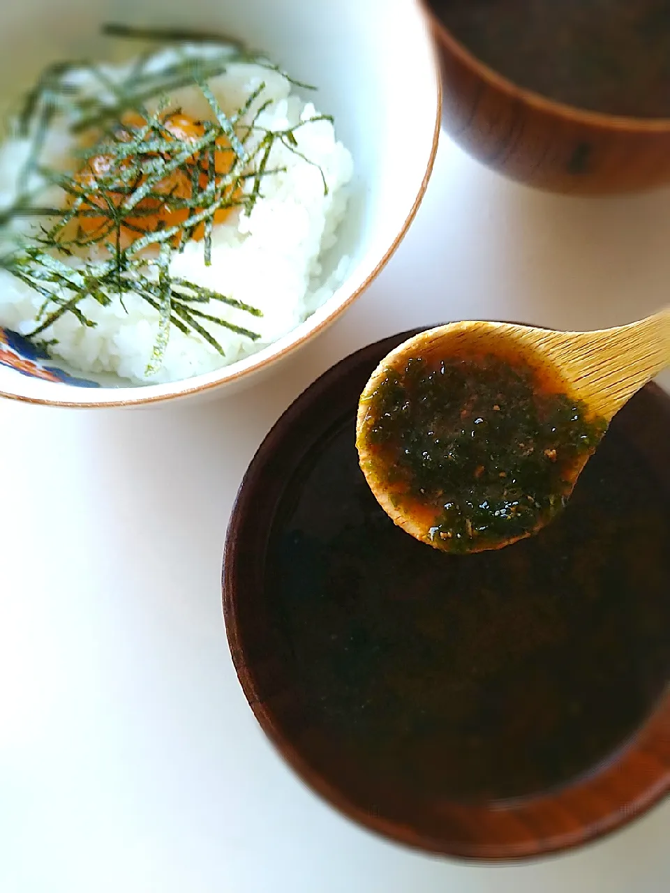 卵かけご飯に合うっ‼️新青のり赤だし|まめころさん