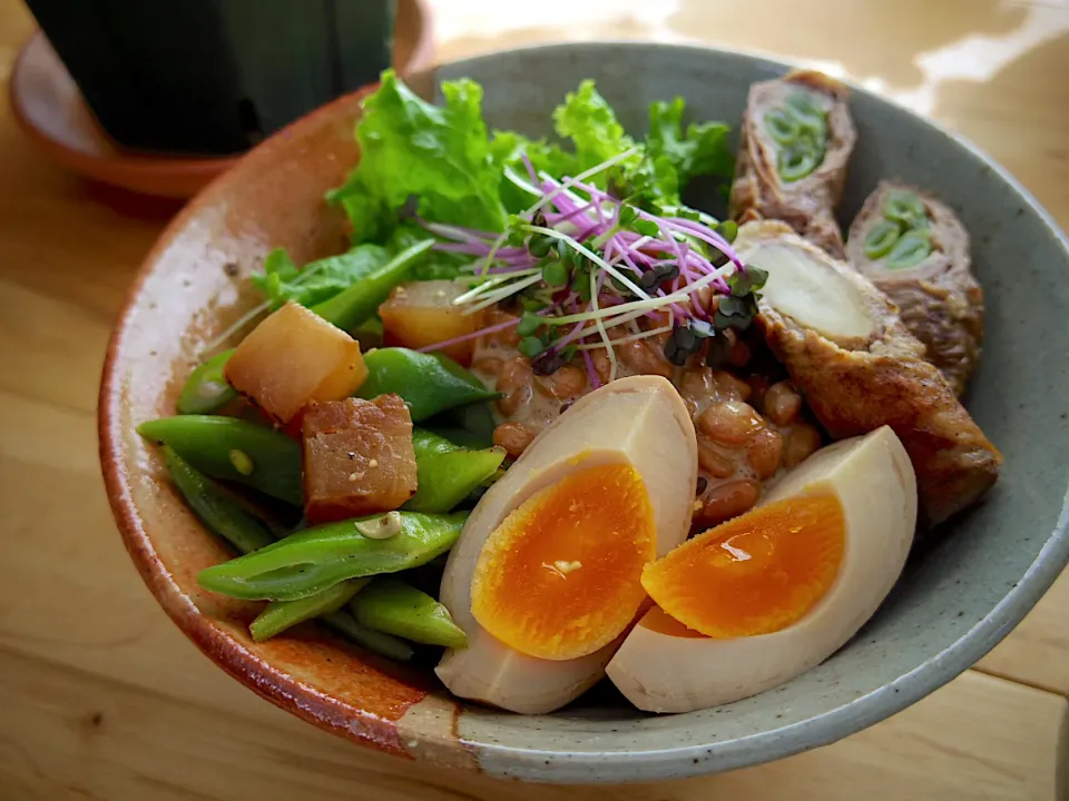 なっとー！丼|@chieko_tanabe_さん