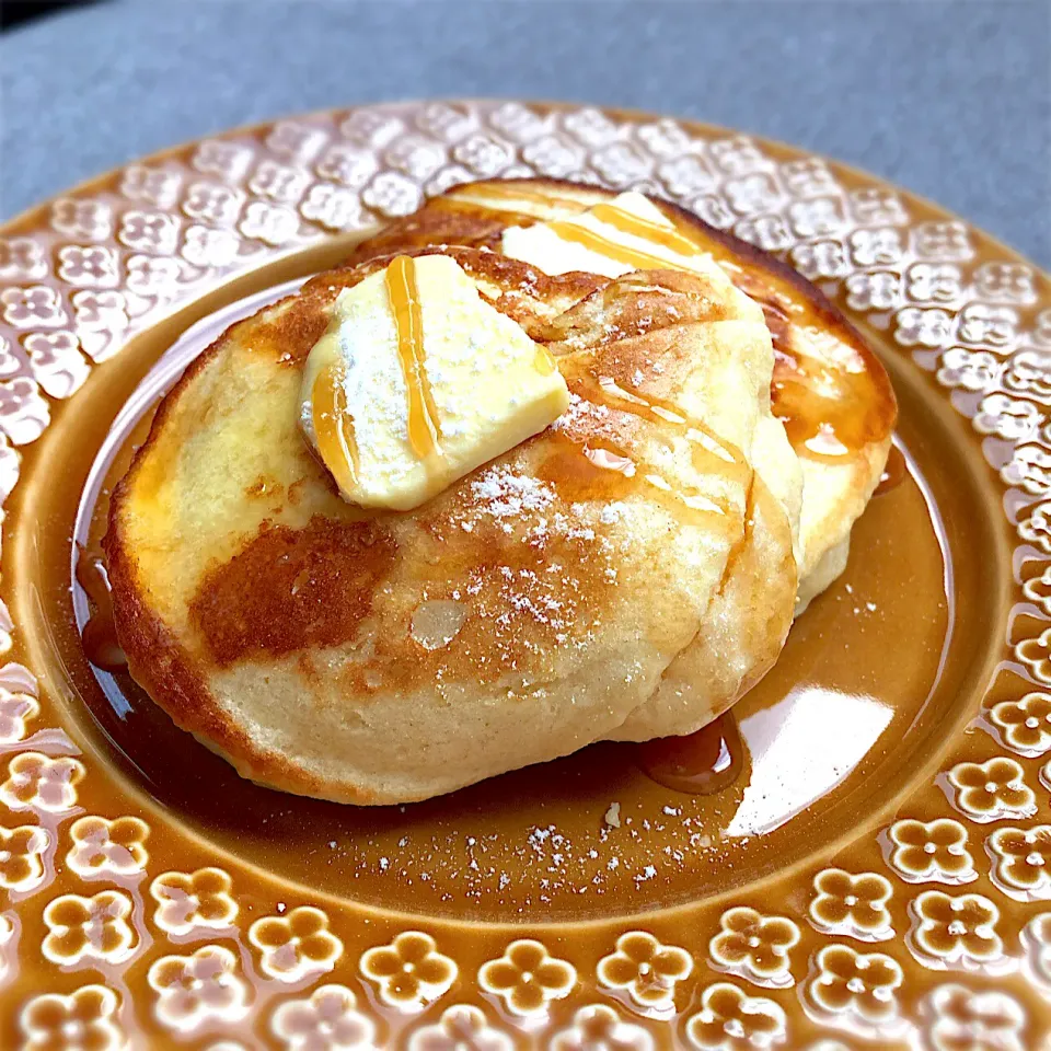 お餅入り😊もっちもちパンケーキ🥞|ららさん