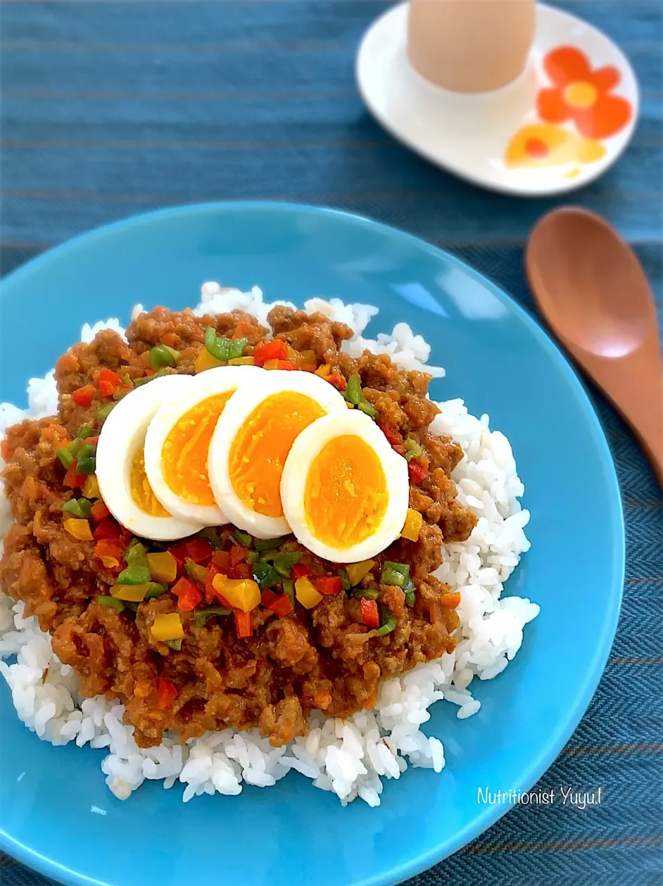 ゆーこどんさんの料理 夏野菜のドライカレー　→甘酒入りドライカレー|ゆーこどんさん