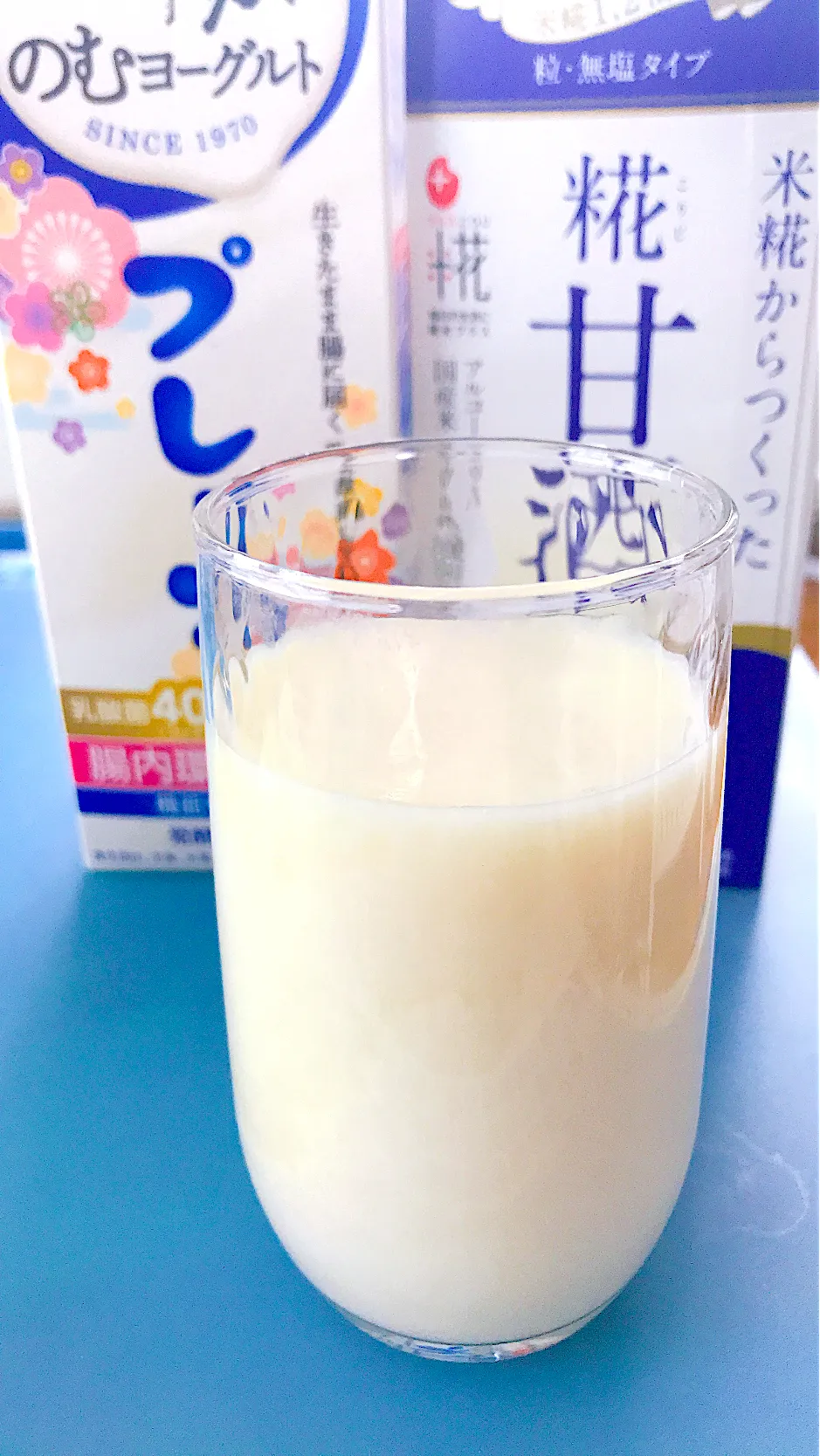 甘酒苦手だった私でも飲める甘酒(･∀･)ヨーグルトでさらに美味しい❤|舞さん