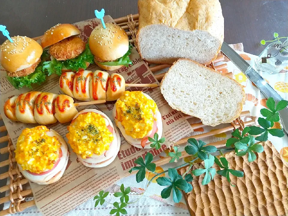 🍴我が家の定番でパンランチ|tomoさん