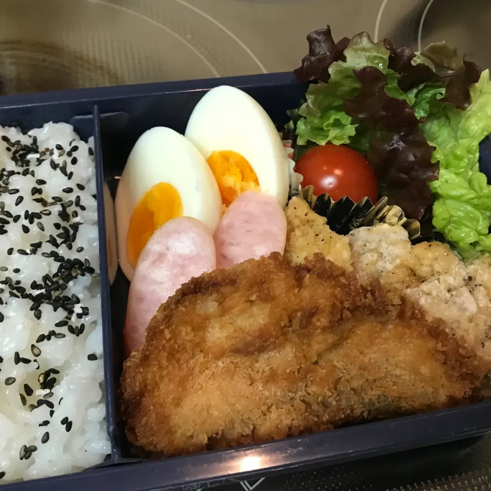 Snapdishの料理写真:タラのフライ&クリスピーチキン弁当|sanaeさん