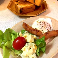 Snapdishの料理写真:昨日の朝ごはん|みかんさん