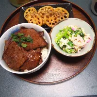 Snapdishの料理写真:れんこんバター酢醤油|たまみさん