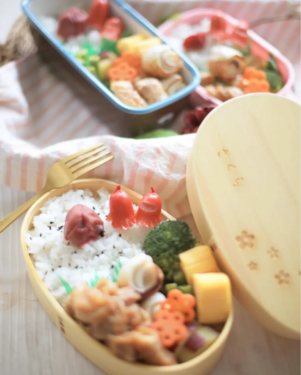 Snapdishの料理写真:鶏の生姜焼き弁当|ゆいか＊さくママさん