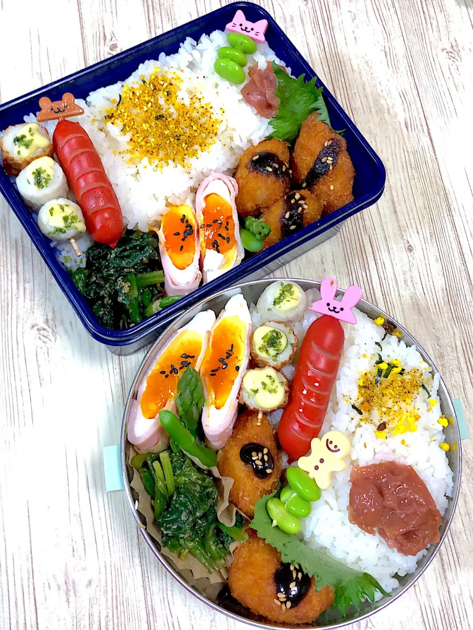 Snapdishの料理写真:一口カツ弁当|🍓マツコ🍓さん