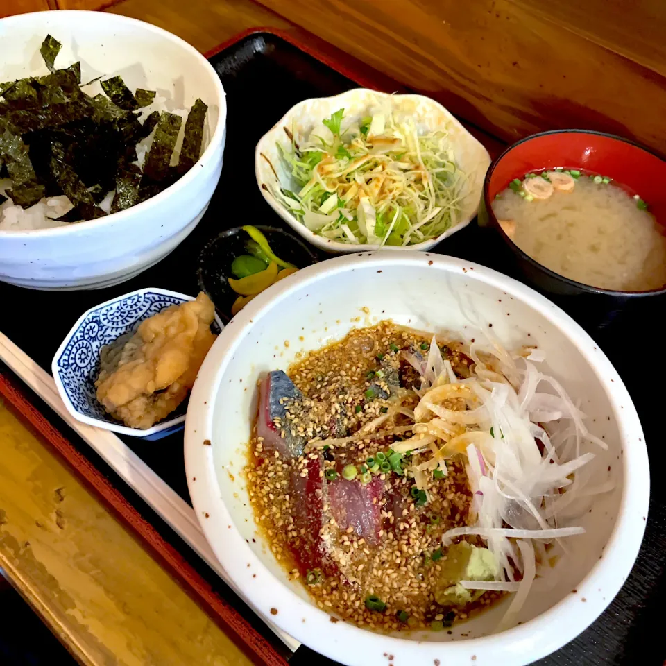 ごまさば丼定食|T. Wonderさん