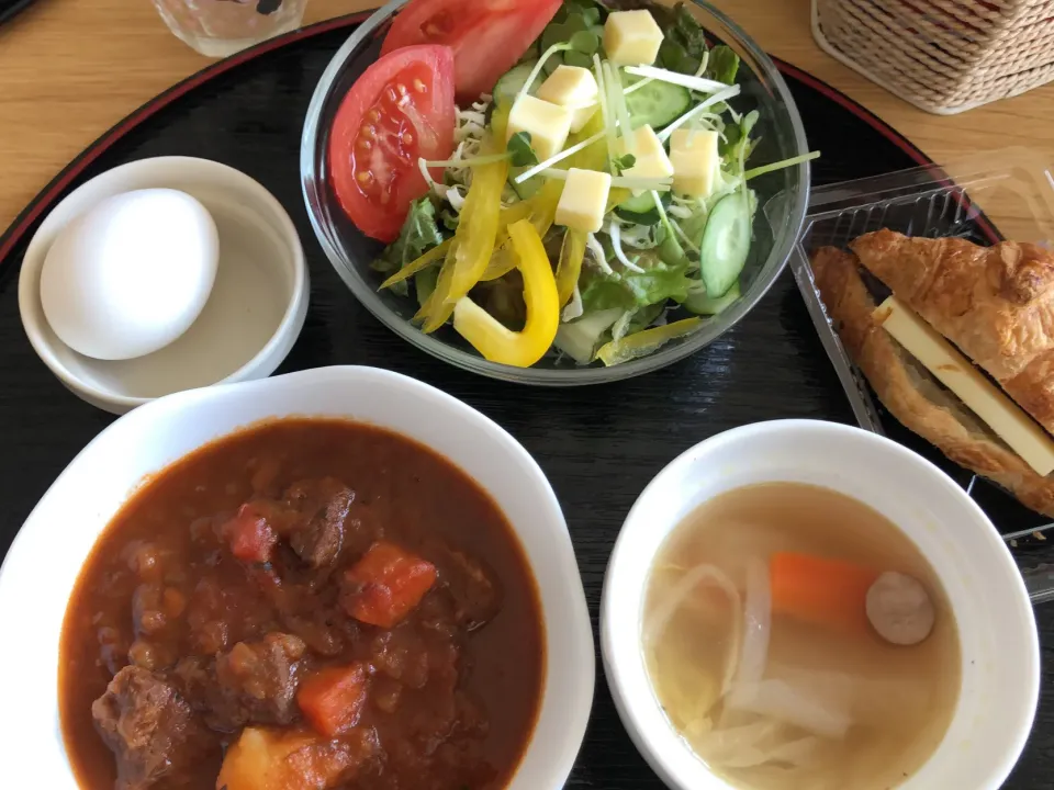 頂き物のビーフシチュー❣️ご馳走様です❣️|akesanさん