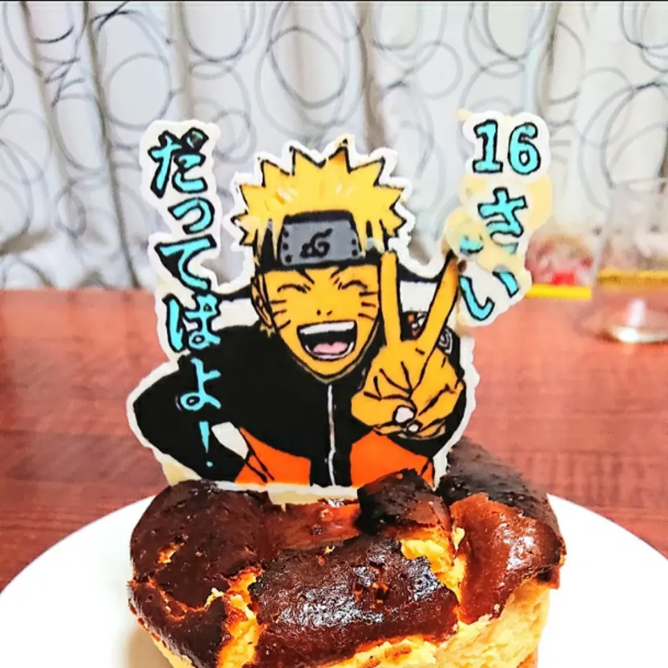 誕生日ケーキ NARUTO|花龍さん