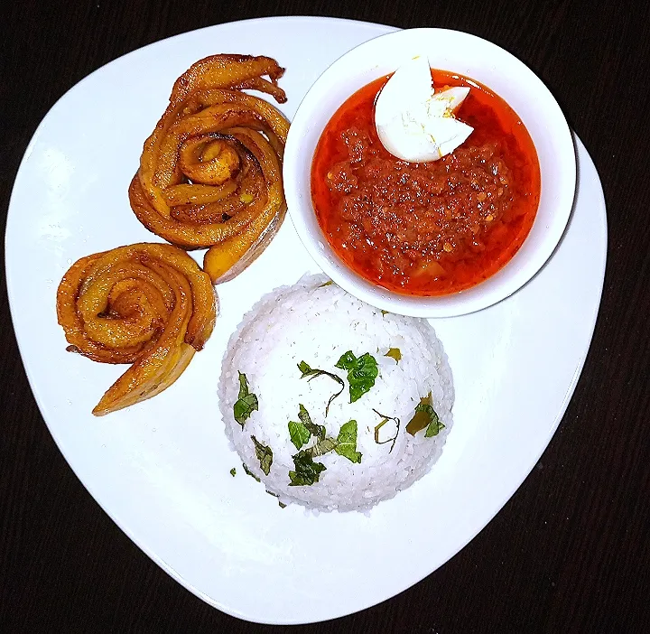 rice and stew  with dodo rose|Iamchef Biancaさん