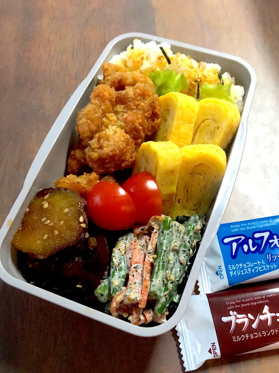 Snapdishの料理写真:R3､2/3㈬  ❁¨̮から揚げ弁当。|hamakoさん