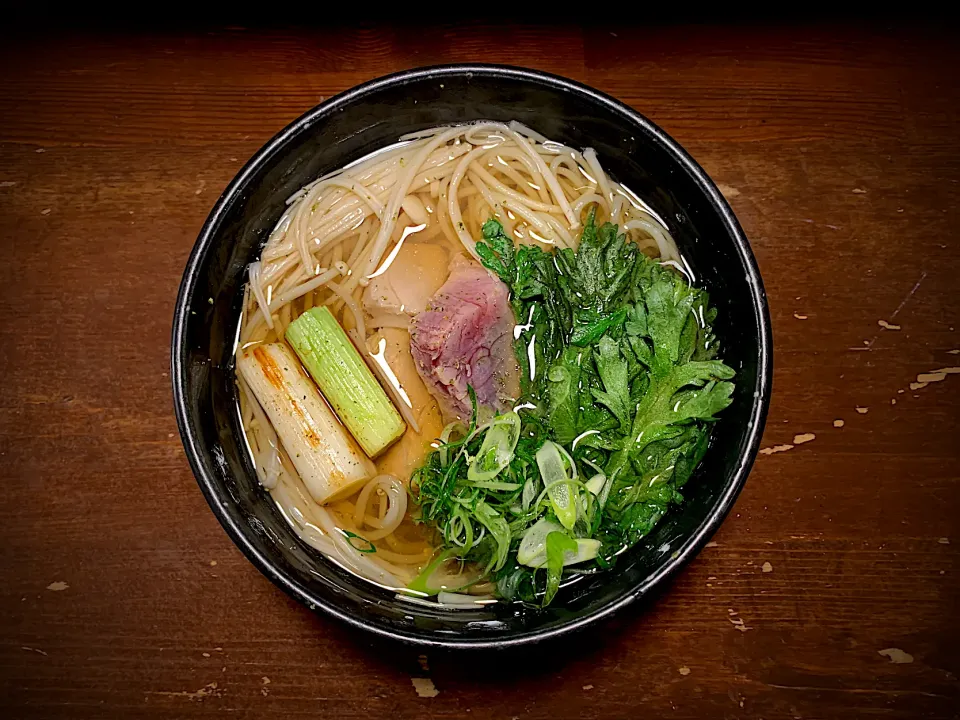 鮪のねぎま温めん|半田手延べそうめんの店 阿波や壱兆さん