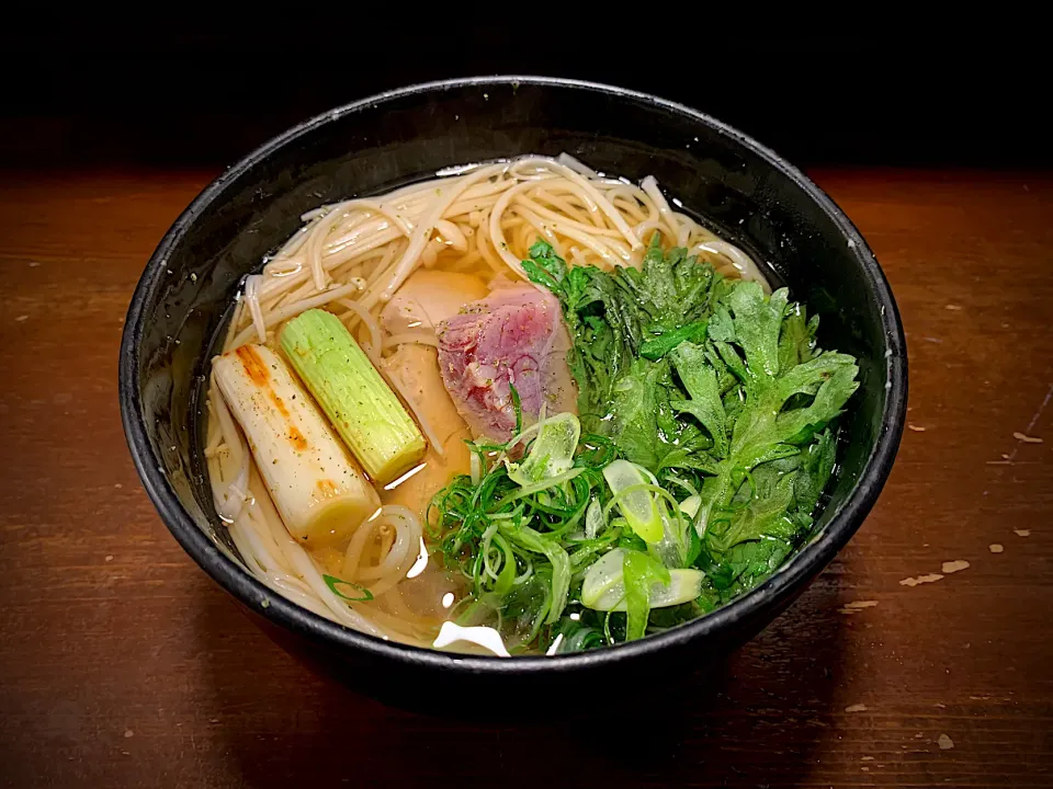 鮪のねぎま温めん|半田手延べそうめんの店 阿波や壱兆さん