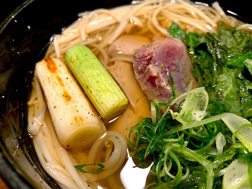 鮪のねぎま温めん|半田手延べそうめんの店 阿波や壱兆さん