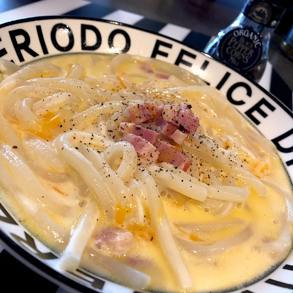 レンジで簡単😄フォルマッジョうどん|ららさん